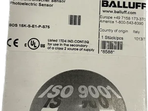 BALLUFF Optosensoren BOS 15K-S-E1-P-S75