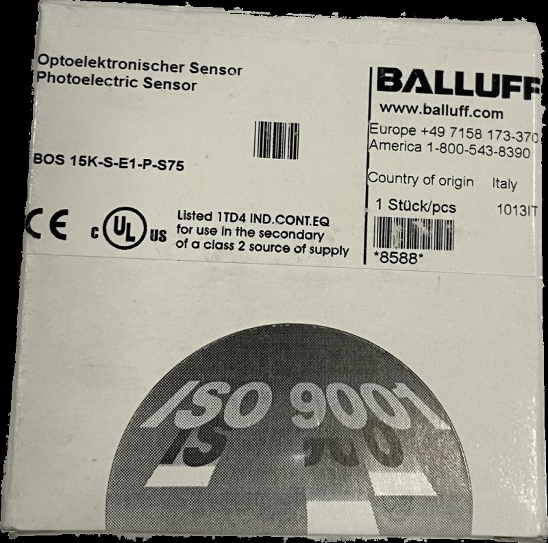 BALLUFF Optosensoren BOS 15K-S-E1-P-S75