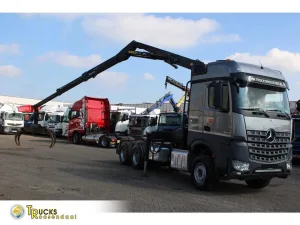 Mercedes-Benz Arocs 2858 + PALFINGER Z15 (2022) + 6X4 + FOREST/WOOD/METAL EDITION