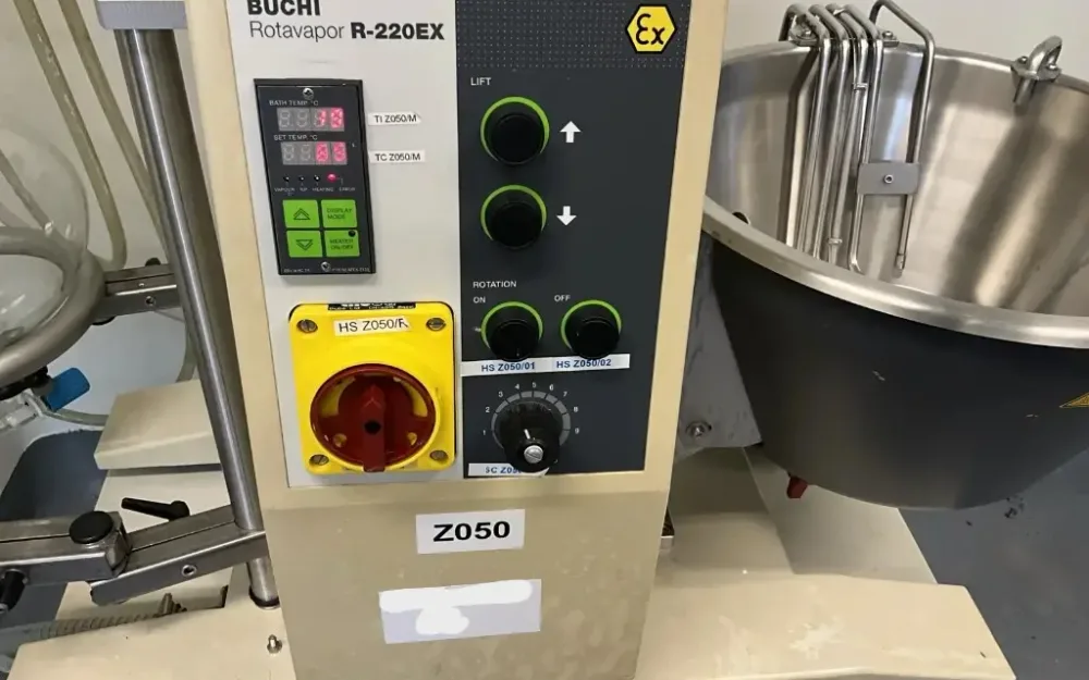 BUCHI ROTARY EVAPORATOR R-220EX ATEX BOROSILICATE GLASS 3.3