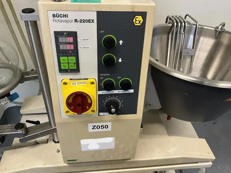 BUCHI ROTARY EVAPORATOR R-220EX ATEX BOROSILICATE GLASS 3.3