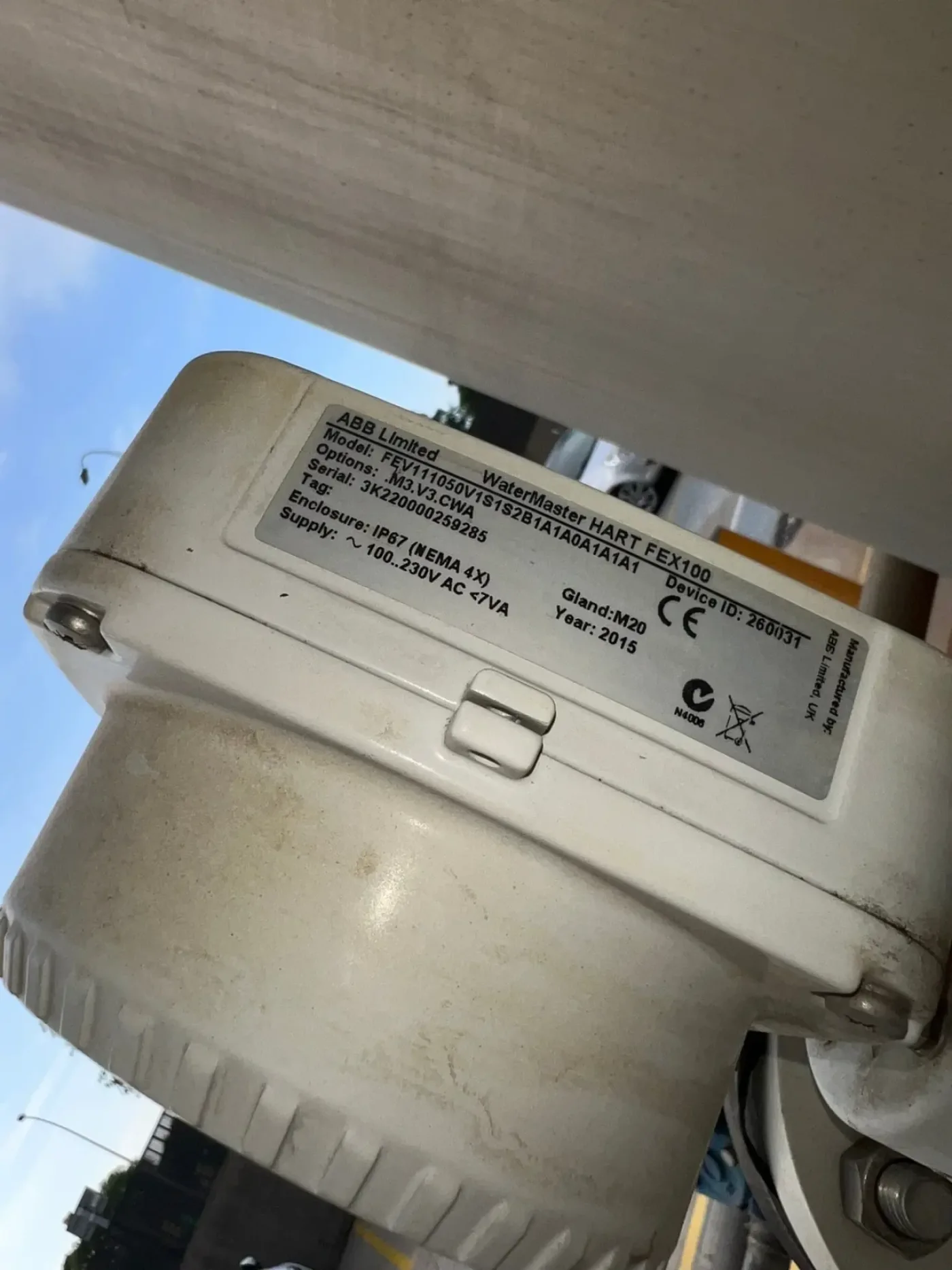ABB WATERMASTER HART FEX100 FLOWMETER - 1