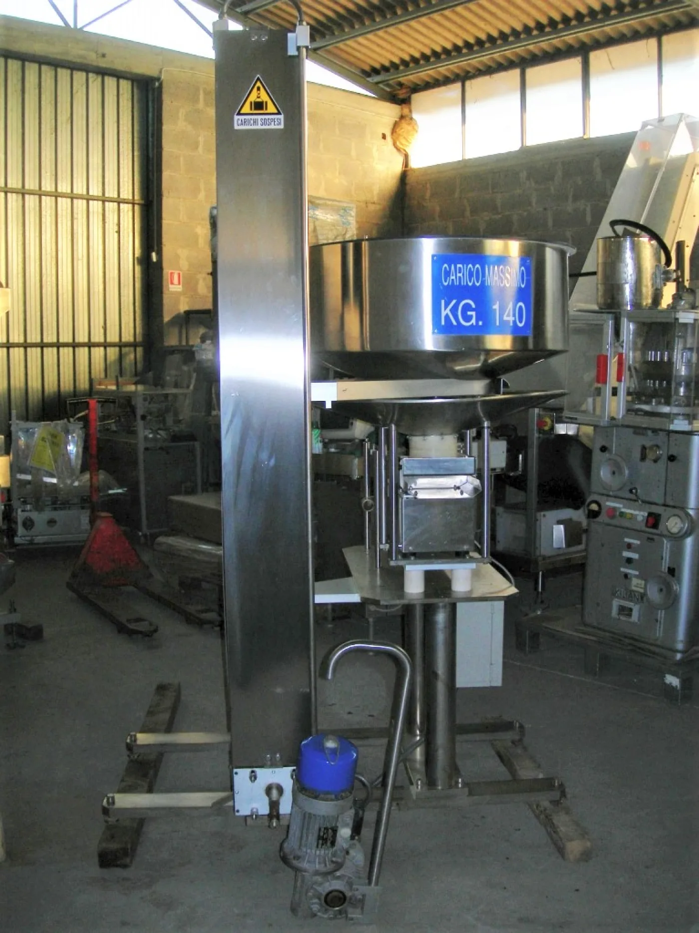 ALIMENTATORE / ELEVATORE COMPRESSE IN ACCIAIO INOX - 4