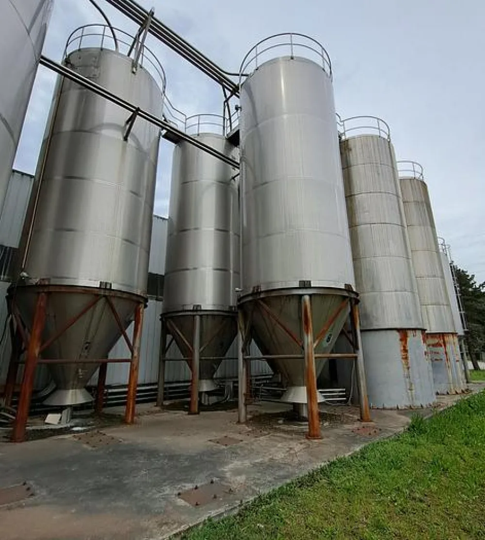 Reservatório de inox de 50.000 Lt
