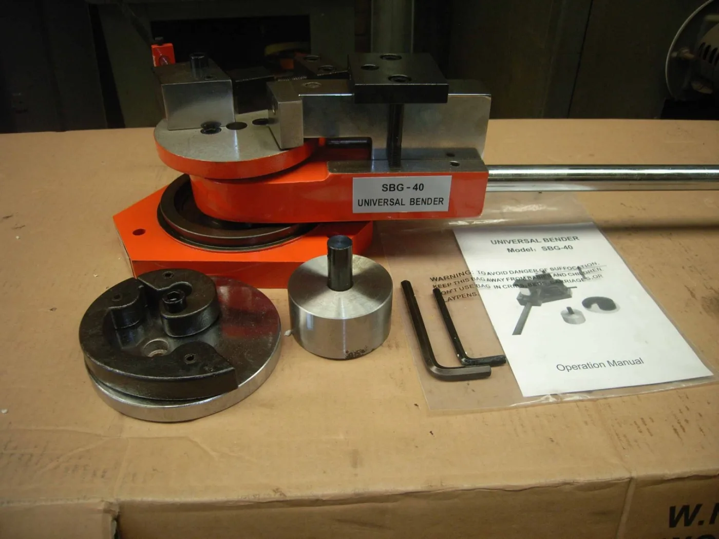 WNS Bar & Scroll Bender 40mm - WNS - W. Neal Services Ltd - 2