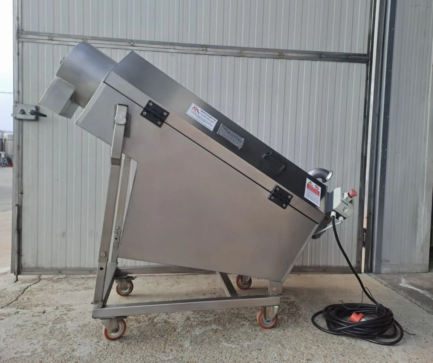 STAINLESS STEEL BELT ELEVATORE/DRAWERS BOSIO BRAND, SECOND HAND MACHINE - 4