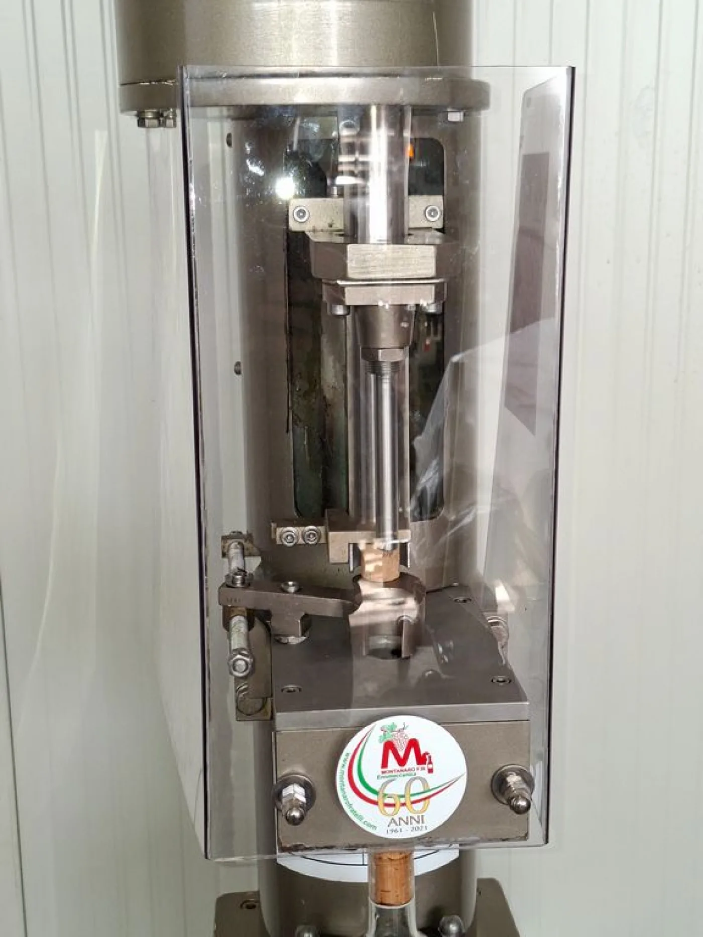 SEMIAUTOMATIC CORKING MACHINE MONTANARO F.LLI, FOR NATURAL CORK, 380 VOLT, SECOND-HAND MACHINE - 3
