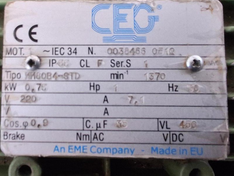 CEG Motor Pump Unit Mobile Centrifugal Pump
