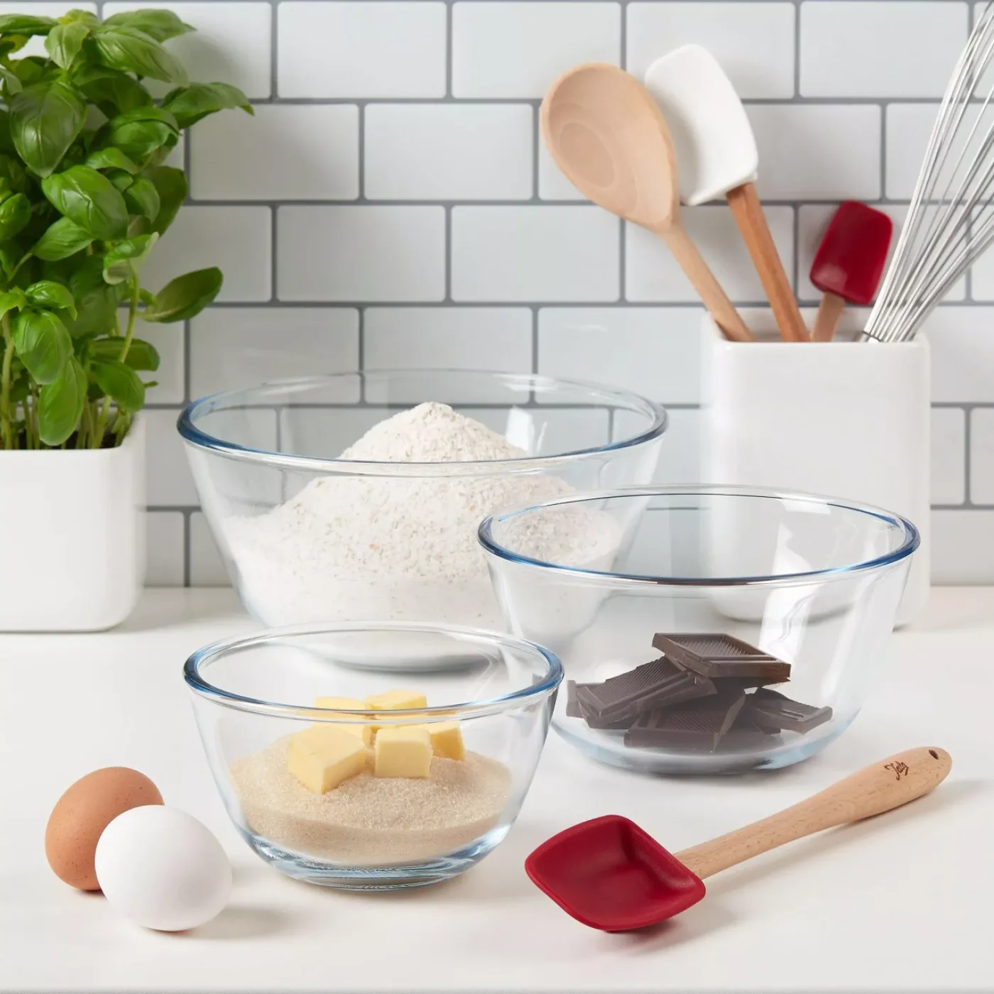 Tala Borosilicate Glass Mixing Bowl 15x8.1cm 800ml - islandcatering - 5