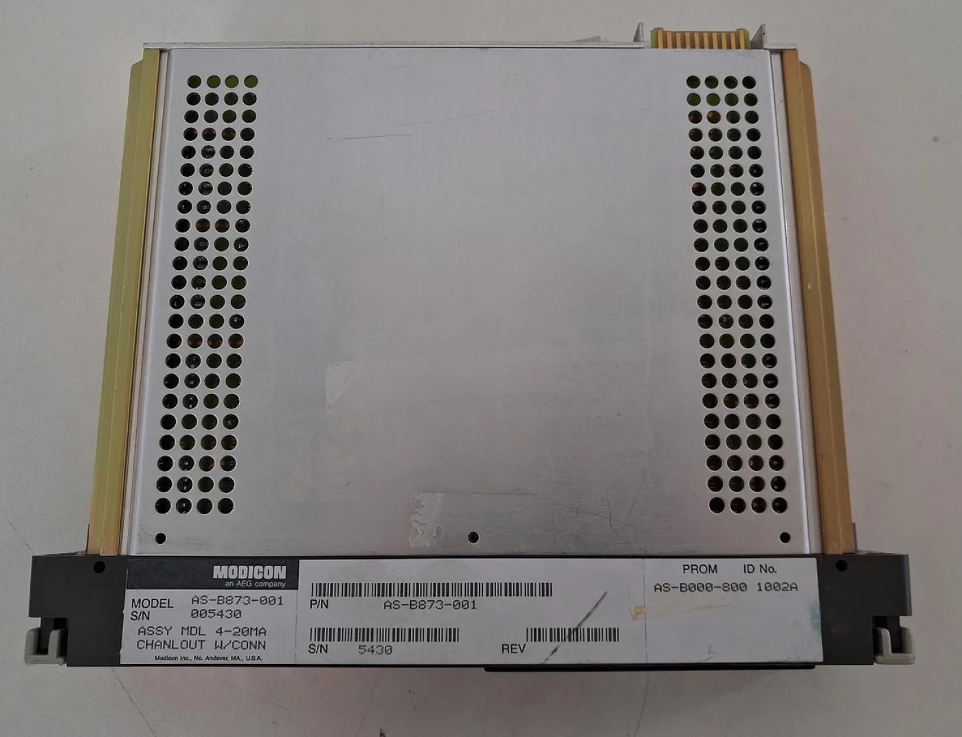 Modicon AS-B873-001 4–20 mA Channel Module - 3