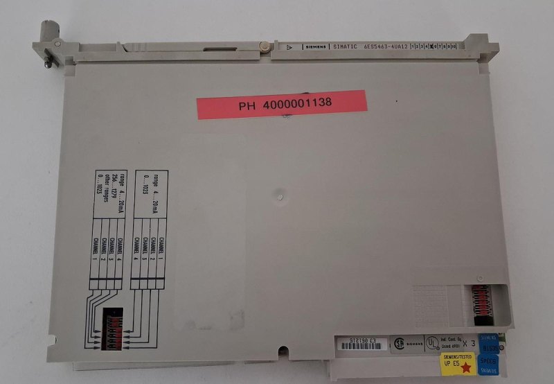 Siemens SIMATIC S5 6ES5 463-4UA12 Analog Input Module