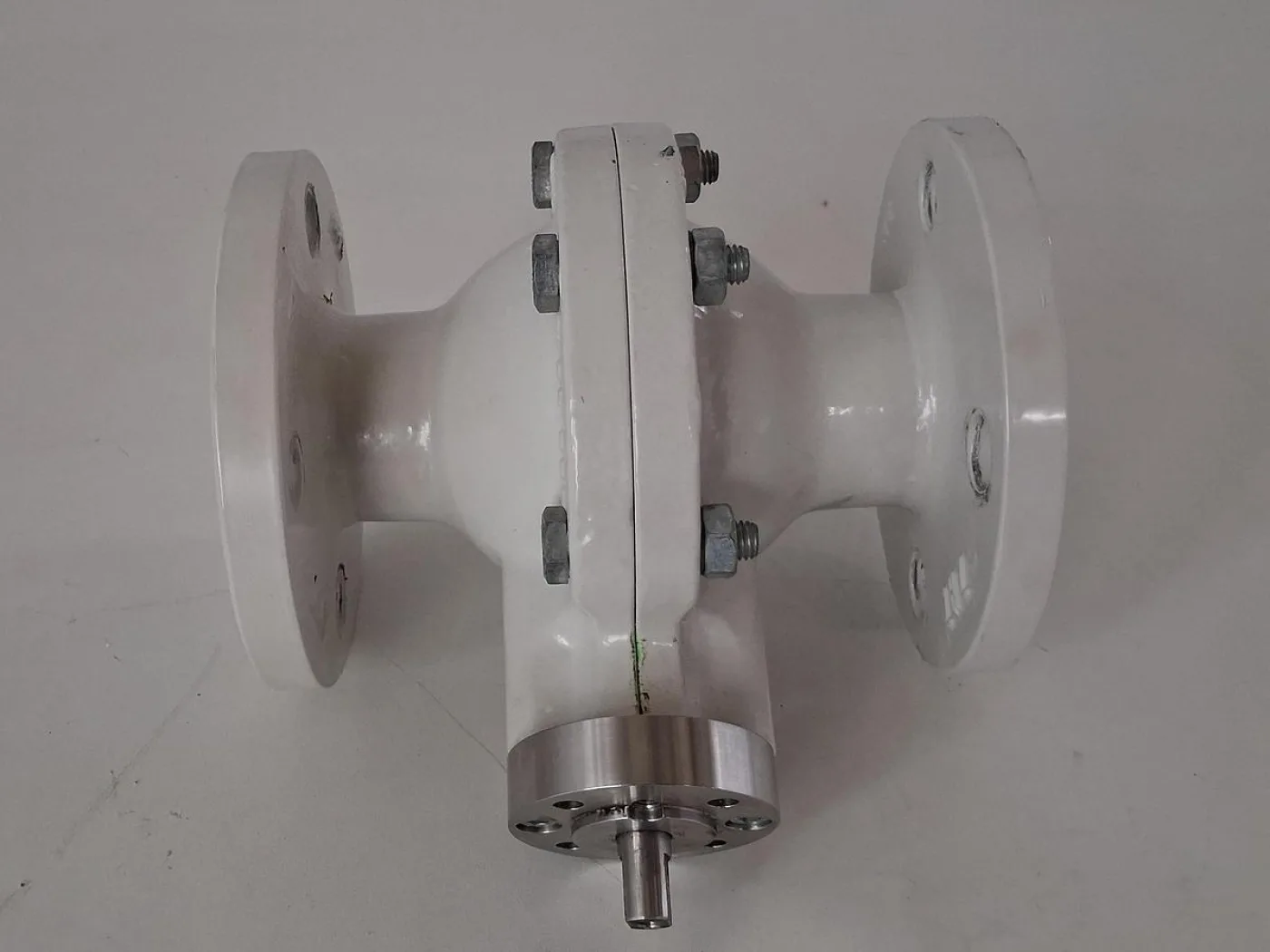 Neotecha Absperrklappe PTFE-ausgekleidet mit Handantrieb DN80 PN16 - 6