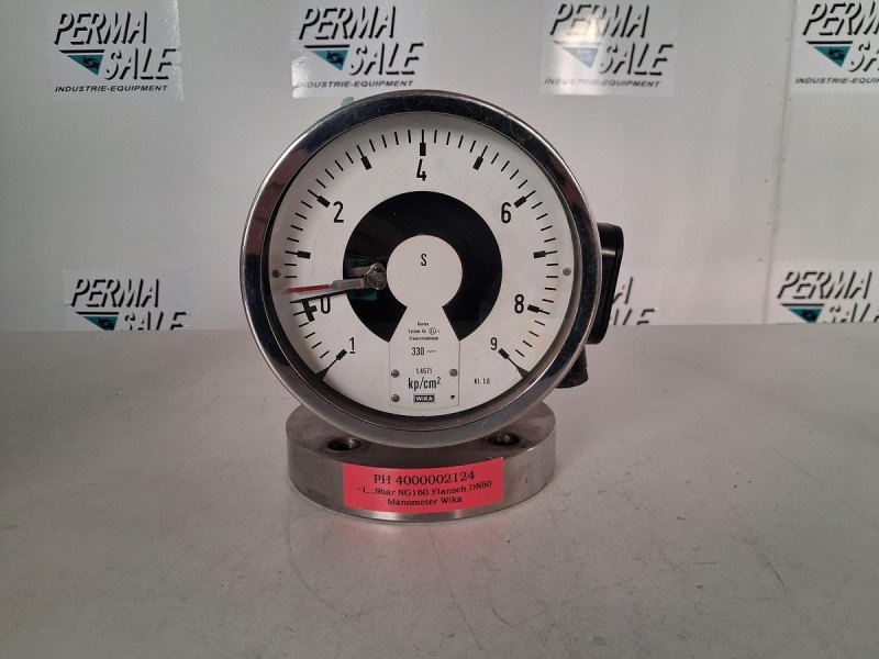 WIKA NG 160 Kontaktmanometer −1 bis 9 bar DN 50
