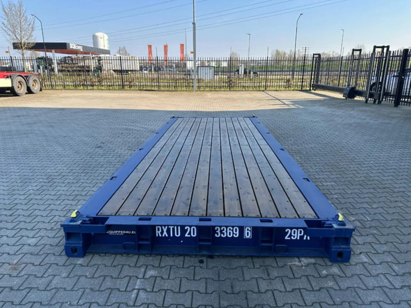 NEW 20FT FLATRACK HARDWOODEN FLOOR / 4x available - 5