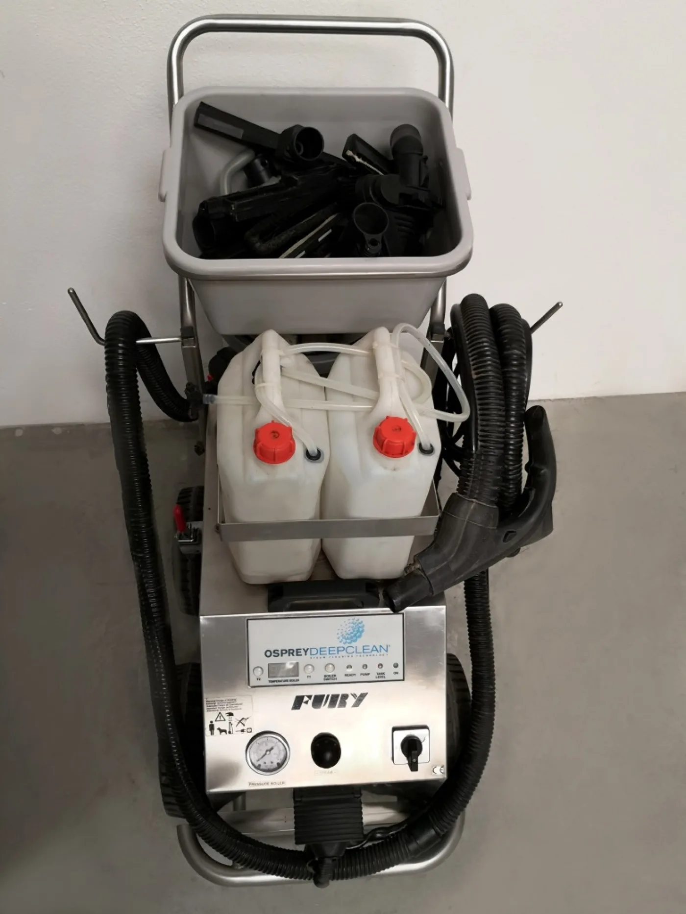 MACCHINA PER LA PULIZIA A VAPORE – OSPREY DEEPCLEAN – MOD. FURY - 4