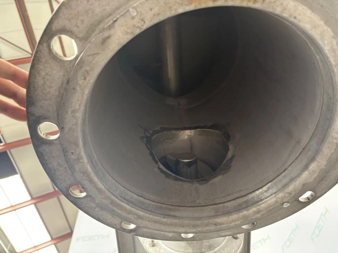 inclined screw + dosing screw - Vertical screw conveyor - 8