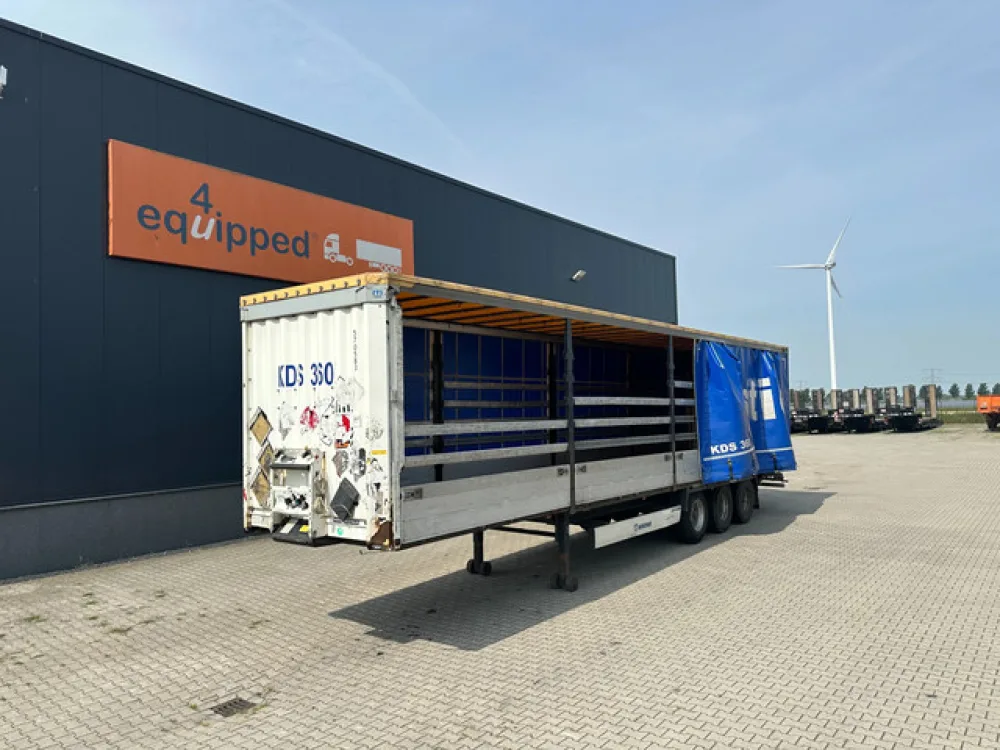Krone ALU DROPSIDES / 2.80M INSIDE HEIGHT / BPW + DRUMBRAKES / NL-TRAILER / APK; 10-2026 / 4x available