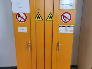 1950 - Used Dupa chemical storage cabinet