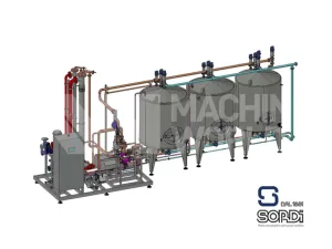 30,000 LPH & 10,000 LPH Sordi 3-Tank (2000L) & 2-Channel Automatic CIP System Plant (Year 2022 – NEVER USED)