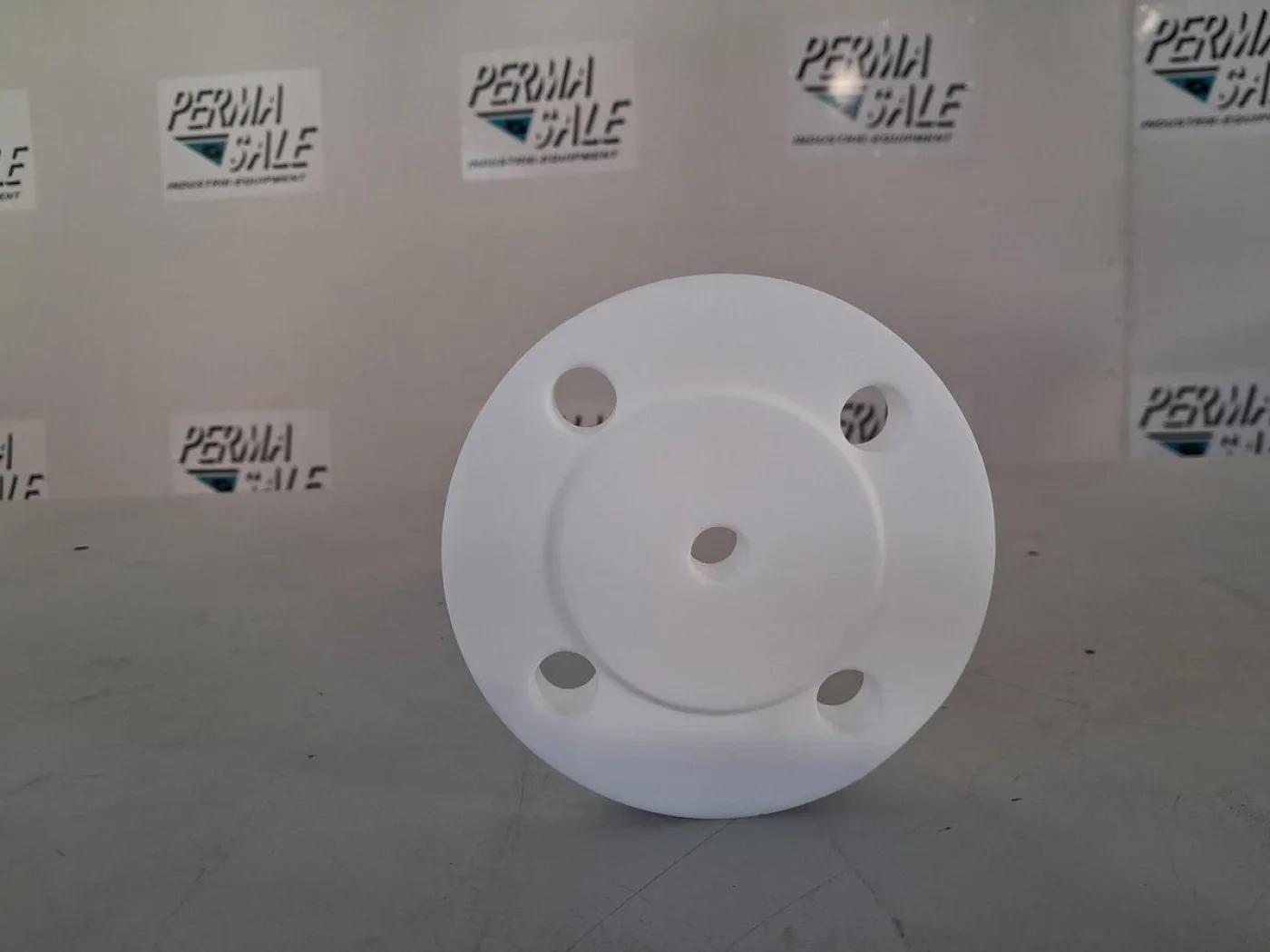 Normag Blindflansch aus PTFE (weiß) für DN 50 PF-Verbindungssysteme - 3
