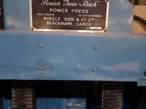 Hindle and Son Manual Power Press Baler