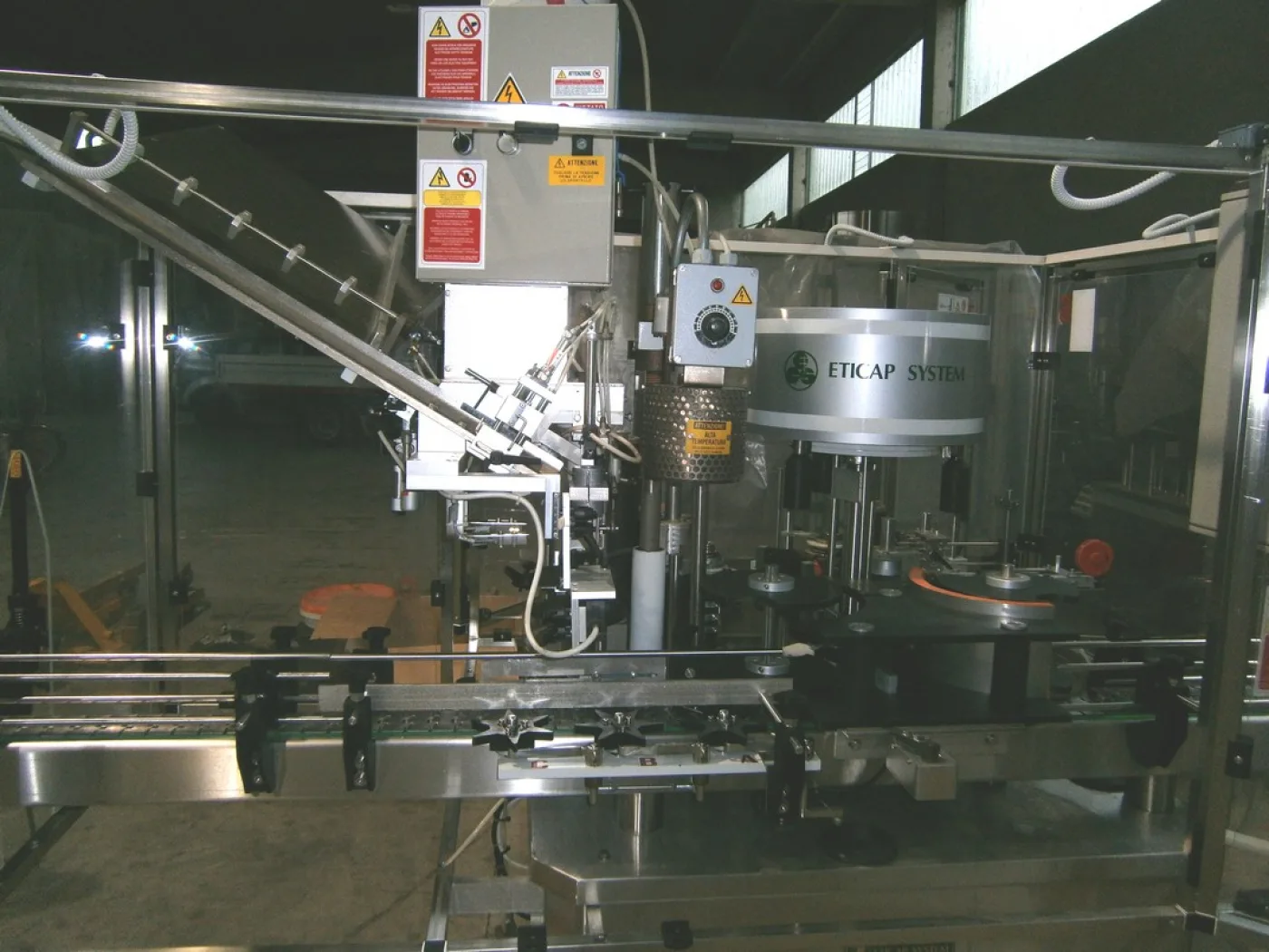 LABELLING MACHINE ETICAP SYSTEM 3 LOACKING HEADS 2 STATIONS FOR APPLY LABEL AND BACK LABEL SECOND-HAND MACHINE - 7