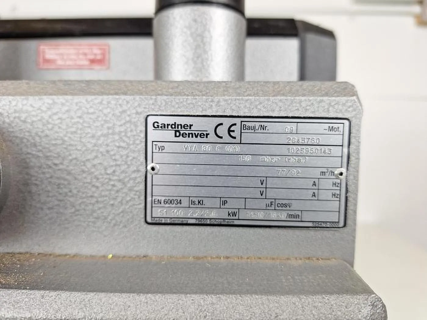 Elmo Rietschle VTA 80 Rotary Vane Pump - 4