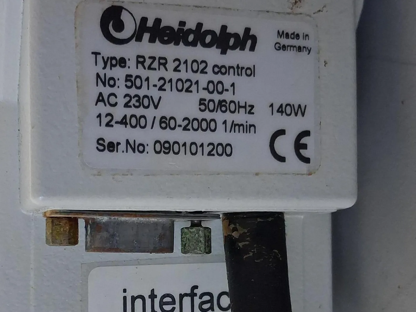 Heidolph RZR 2102 Control Overhead Stirrer - 7