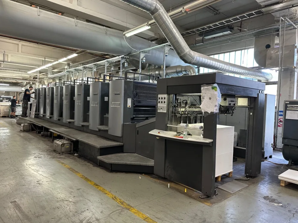 Heidelberg SM 102-8-P offset printing press