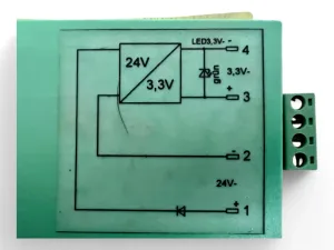 HOMAG DC/DC-Modul 24V / 3,3V 0,5A 2-083-01-6603 H00291413