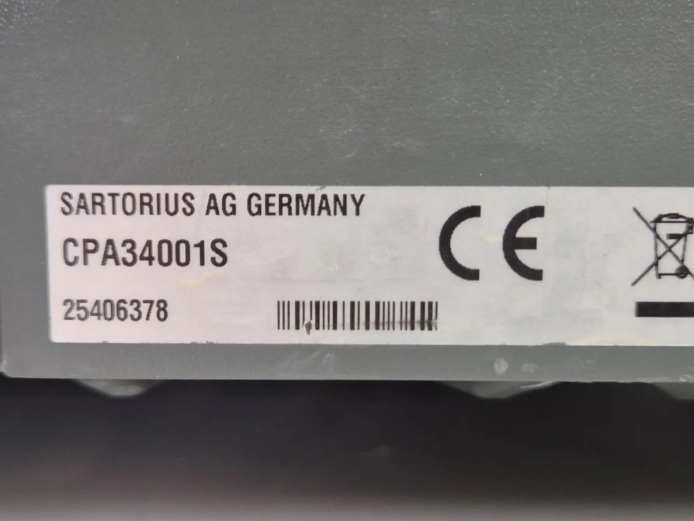 Sartorius Tare CPA34001S Analytical Balance - 6