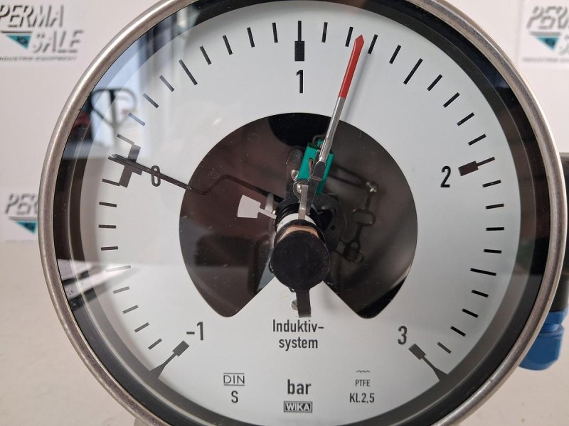 WIKA NG160 Pressure Gauge 0–3 bar with Inductive Contact