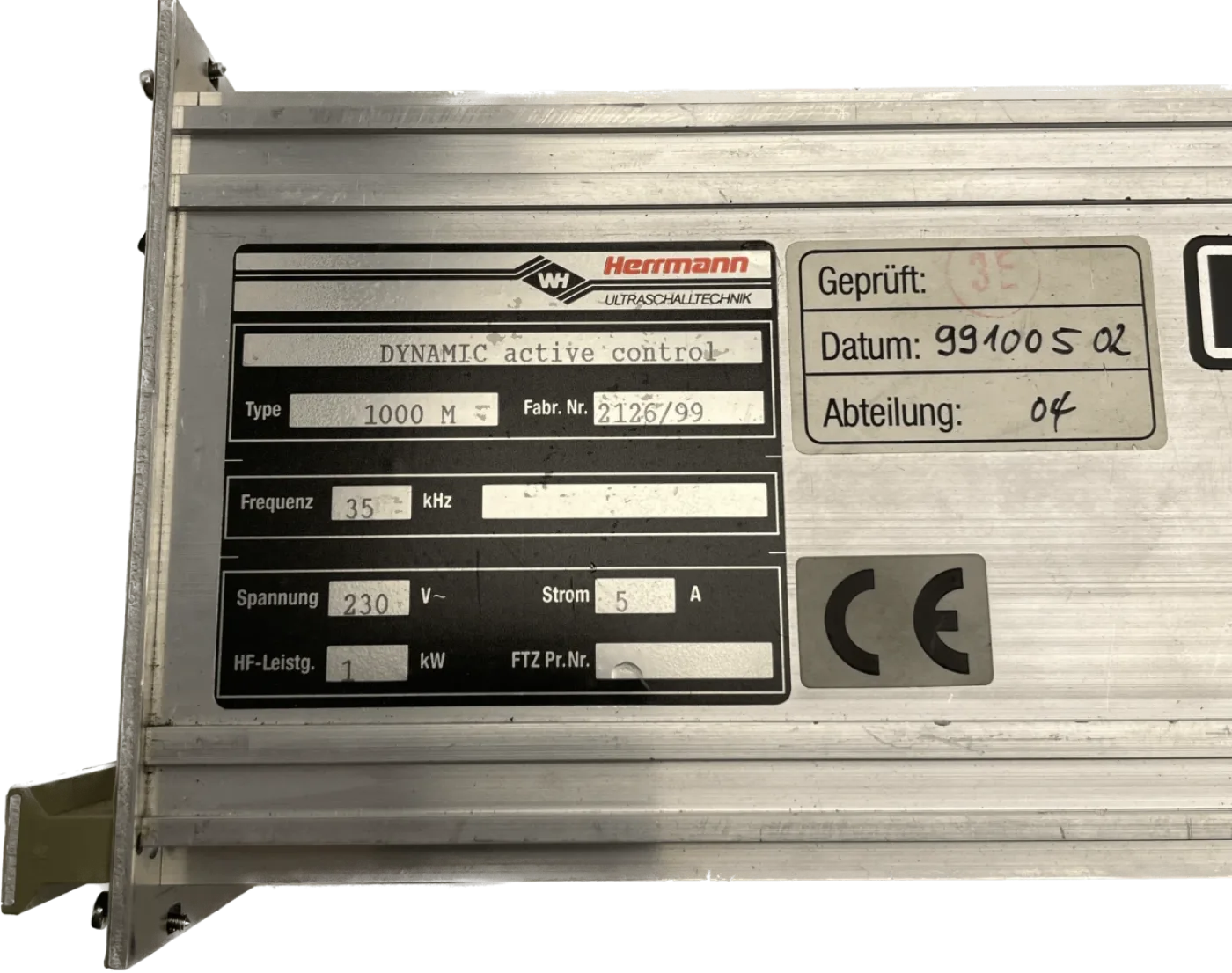 Herrmann Dynamic active control 1000M - 2