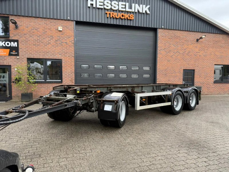 GS Meppel 28T Tipping container trailer! 640cm system length Central lubrication