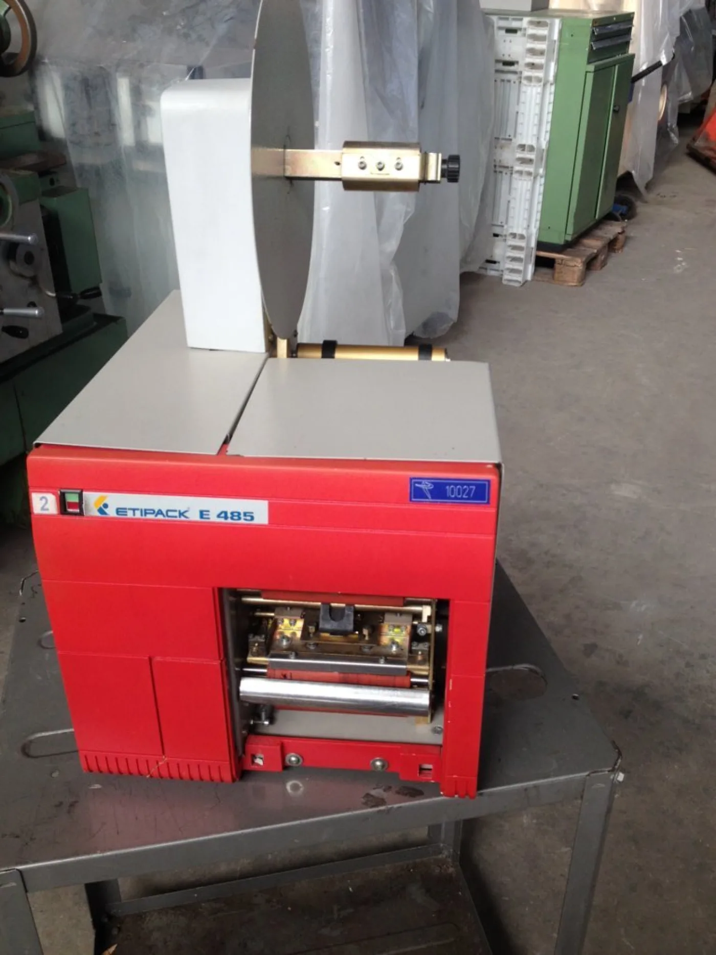 STAMPANTE ETICHETTE A TRASFERIMENTO TERMICO – ETIPACK MOD. E485 - 1