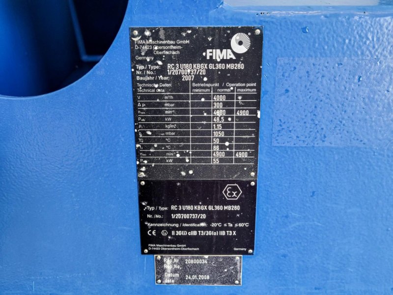 Fima Process RC 3 U180 KB6X GL360 MB280 - Blower