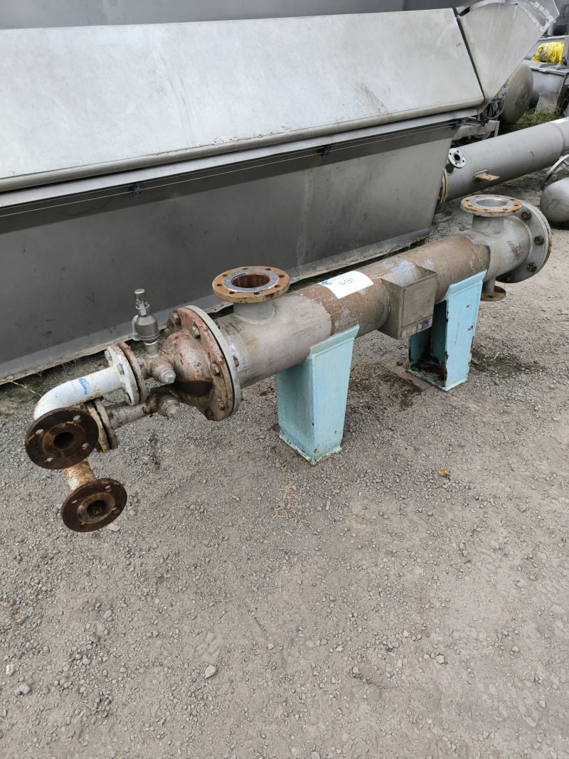 TUBULAR HEAT EXCHANGER STAINLESS STEEL 2.2 M2 AGUILAR Y SALAS