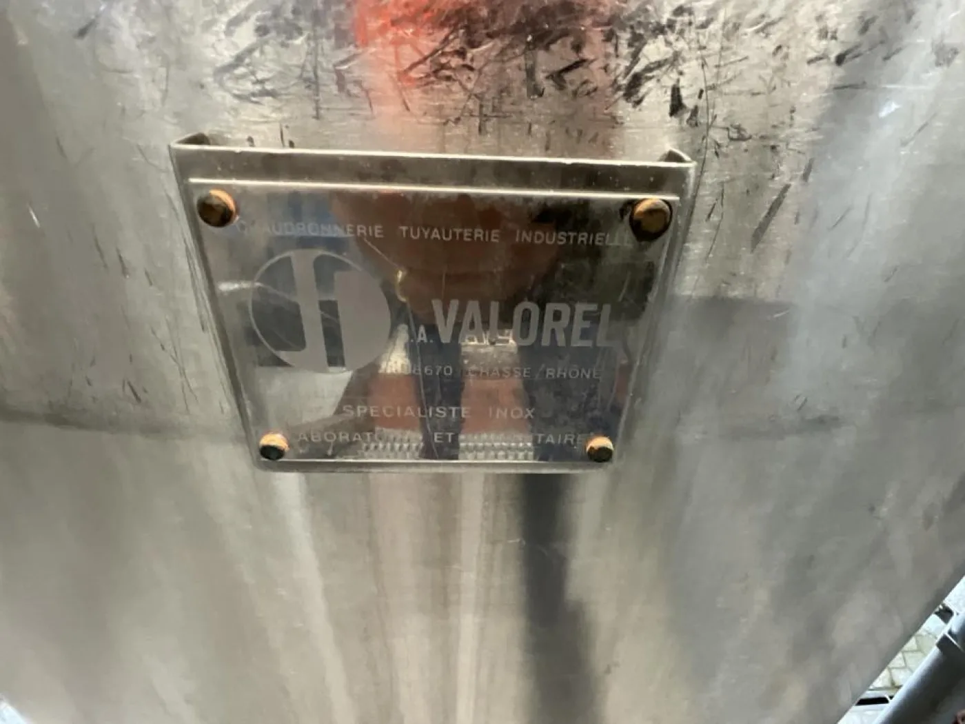Chaudronnerie Tuyauterie Chaudronnerie Tuyauterie 1500 Litre Stainless Steel Mixing Tank - 2