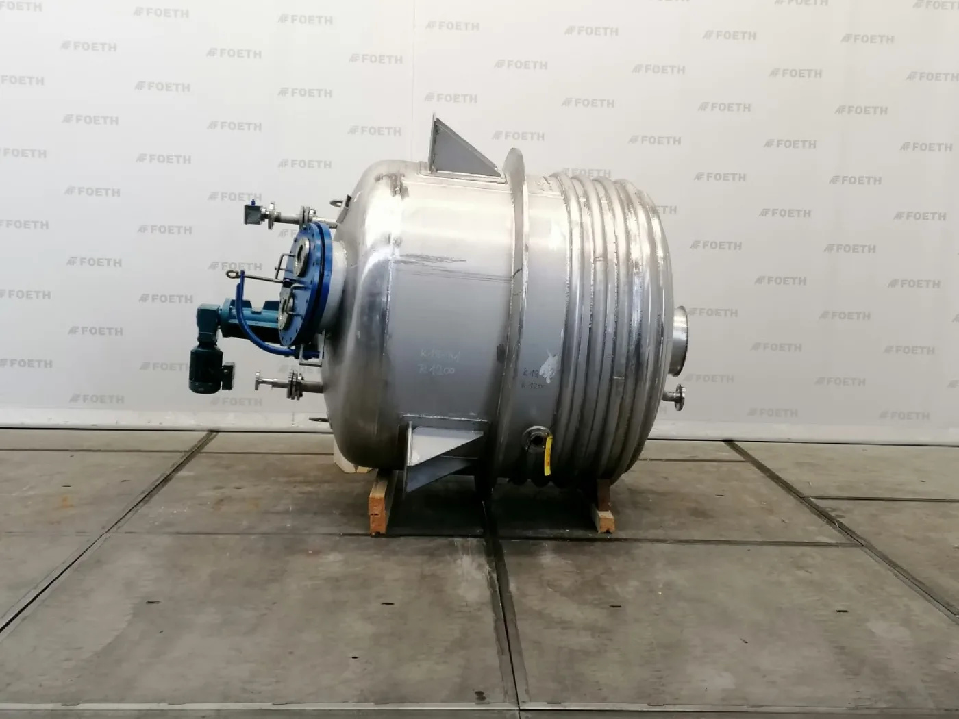 Jeger 4000 Ltr - Stainless Steel Reactor - 8