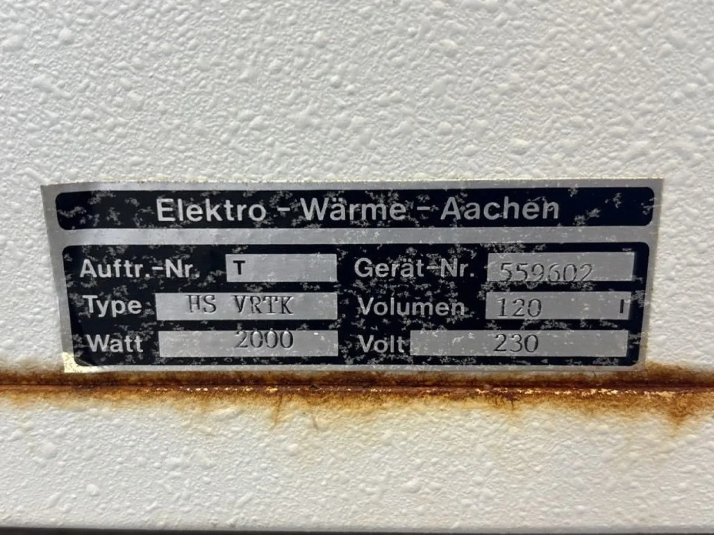 Elektro-Wärme Aachen HS VRTK 120 (Halar coated) - Drying oven - 4