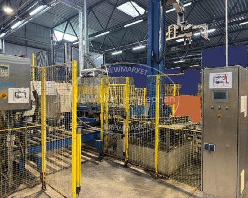 Palletising and depalletising plant