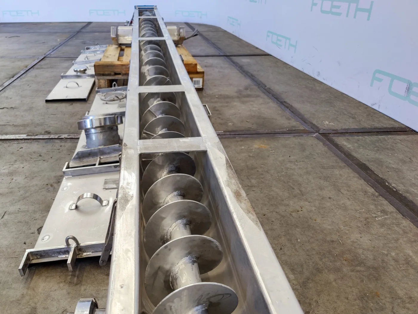 "inclined" - Vertical screw conveyor - 7