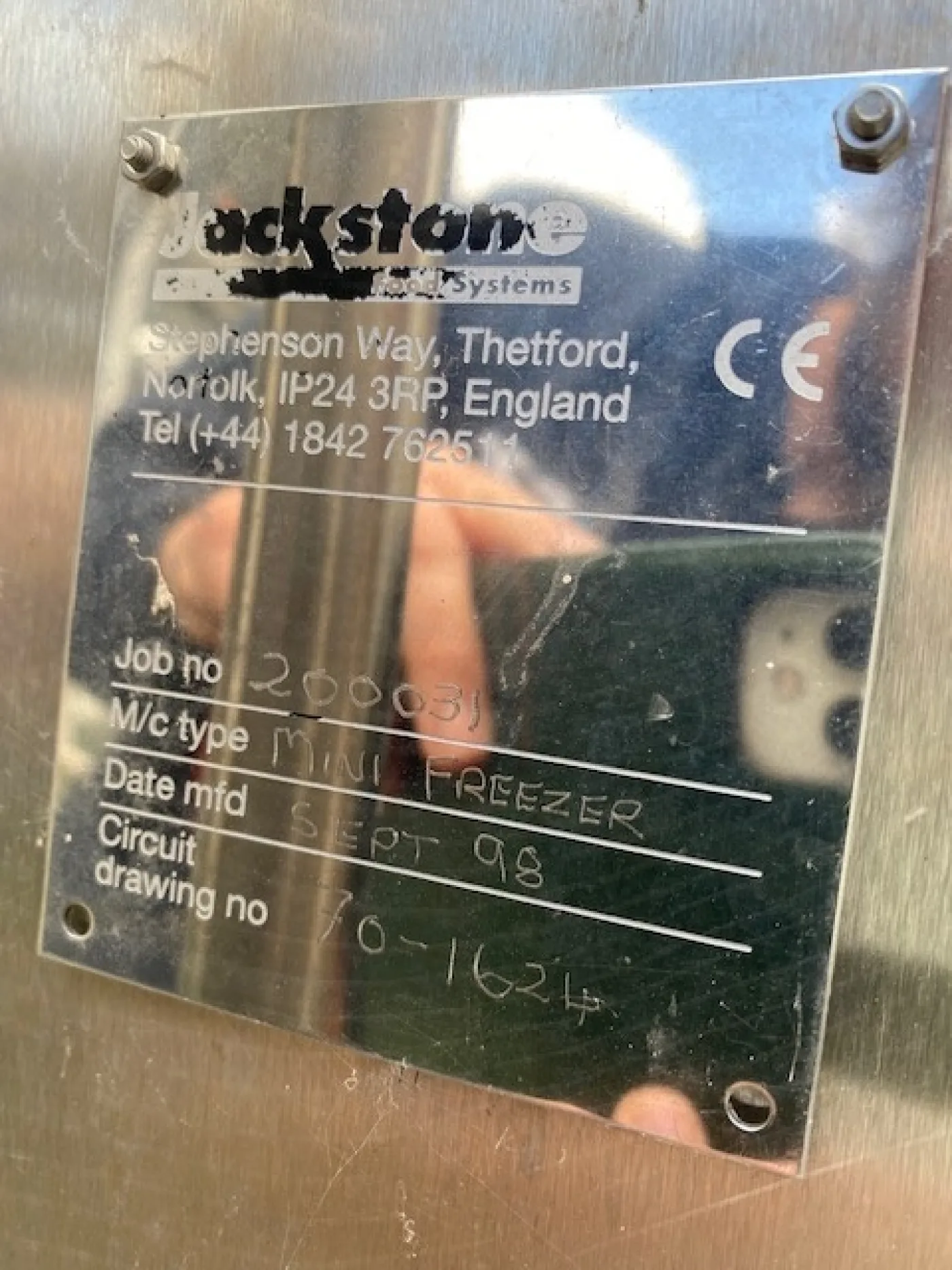 Jackstone Nitrogen Mini Crust Freezer - 3