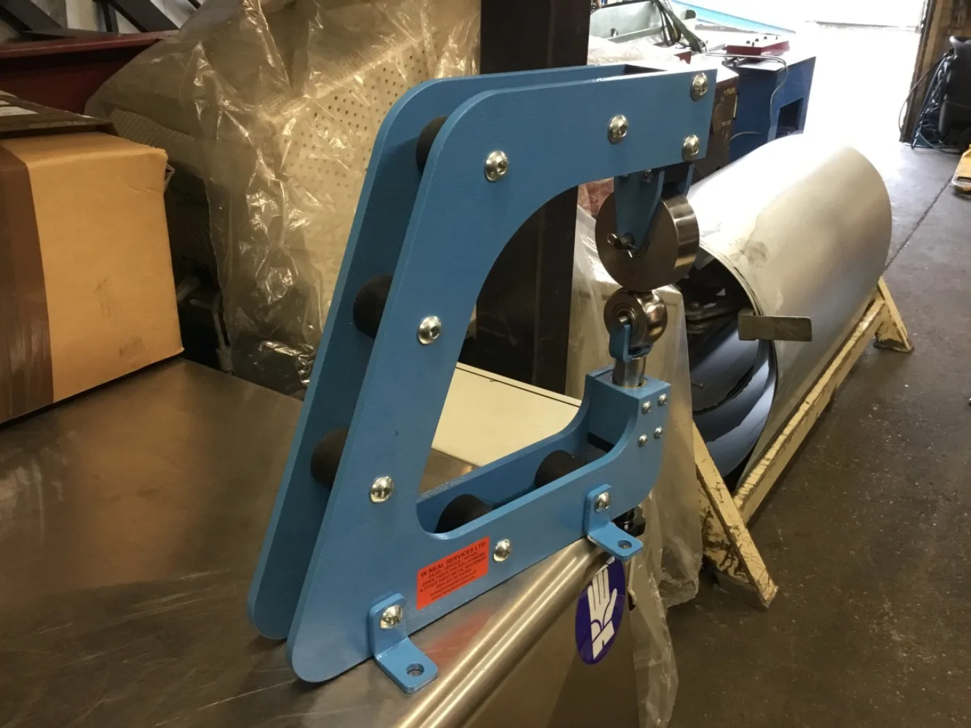WNS Fabricated English Wheeling Machine 205mm - WNS - W. Neal Services Ltd - 8