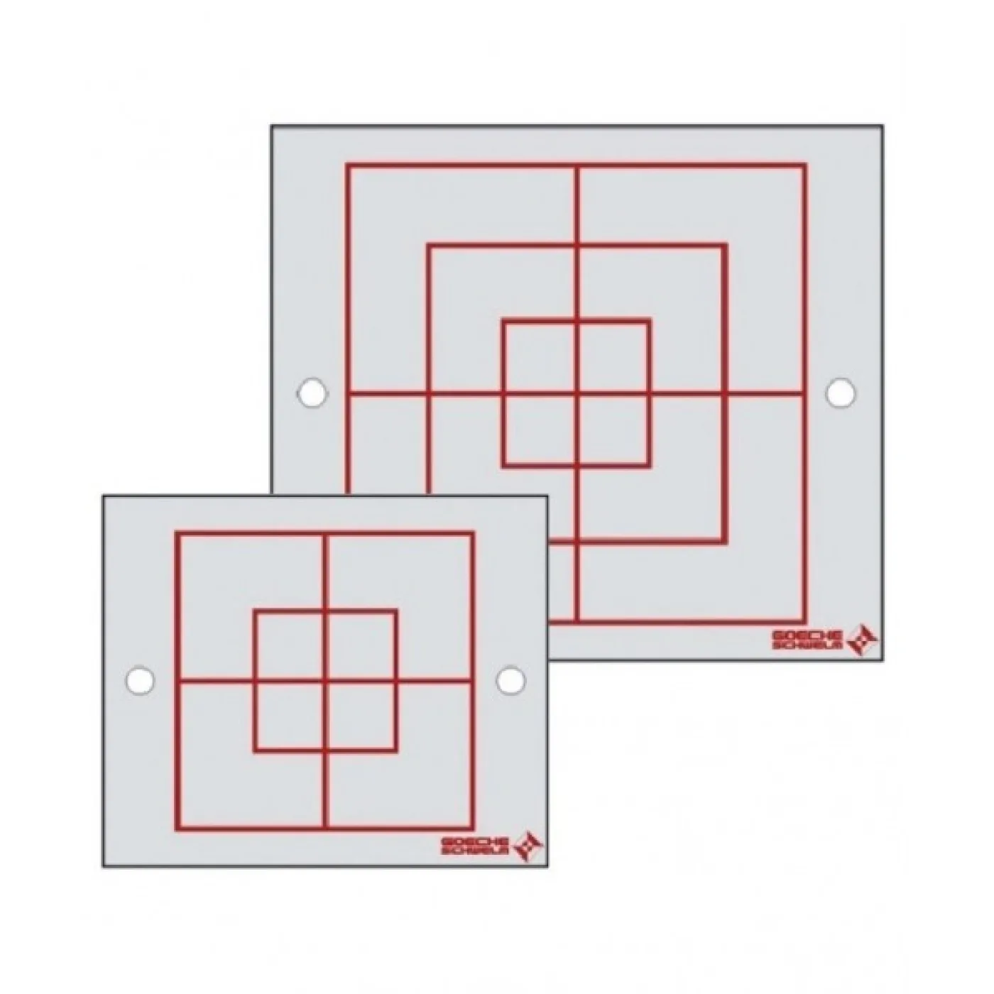 Soporte aluminio para diana (6×6 cm) - 1