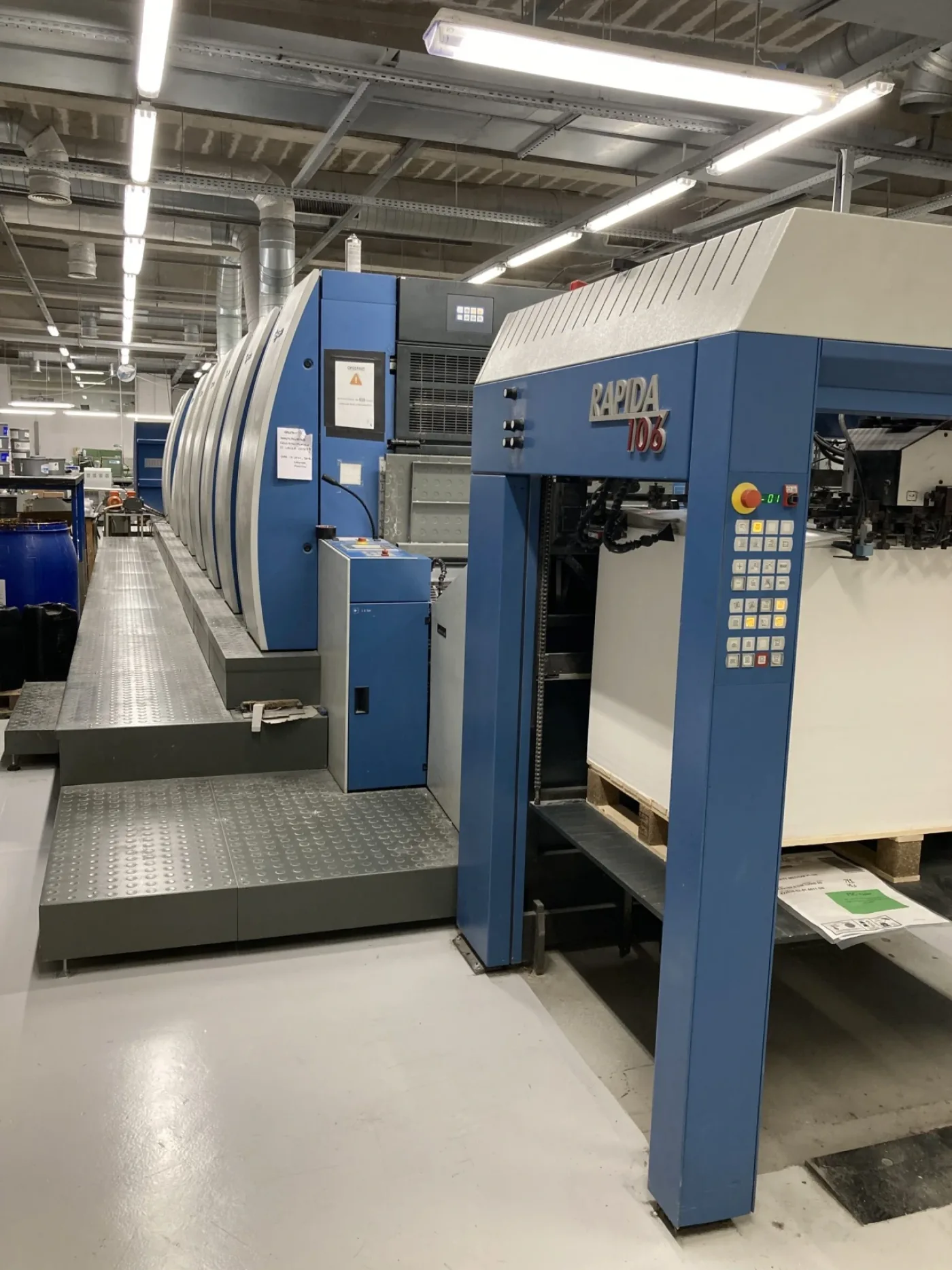 KBA Rapida 106-6-L-T-T-L offset printing press - 5