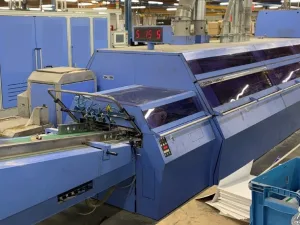 Muller Martini Corona CC 12-22 perfect binding line