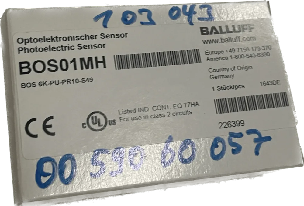 BALLUFF Reflextionslichtschranke BOS 6K-PU-PR10-S49