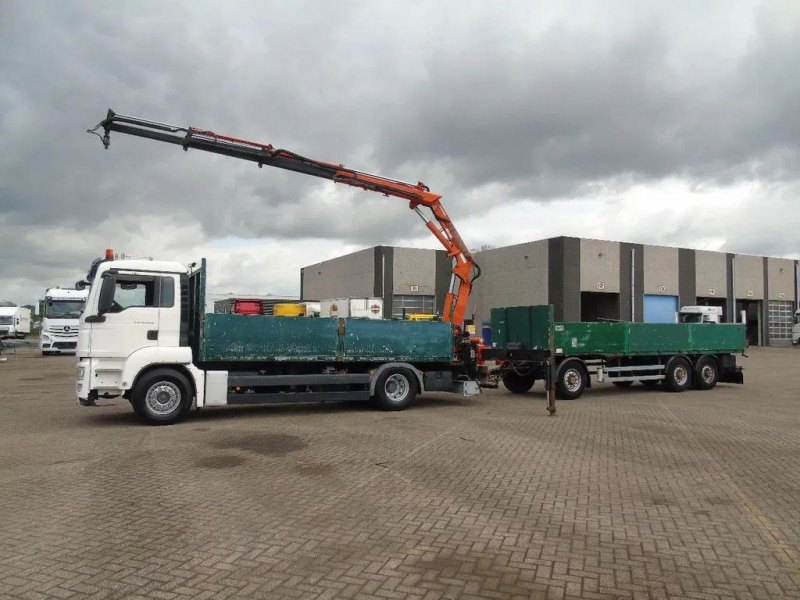 MAN Tgs 18.440 + Atlas 165 + Euro 5 + Trailer 3 Axle + Remote
