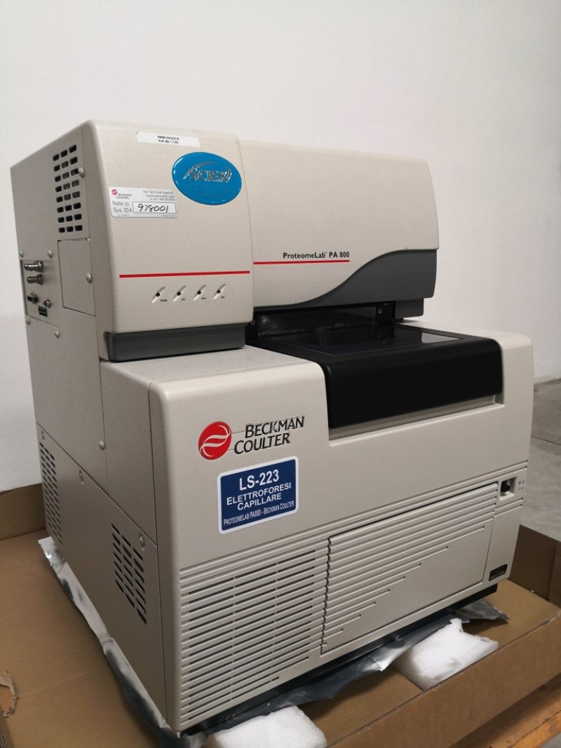UNITA’ ELETTROFORESI CAPILLARE – BECKMAN COULTER – Mod. PROTEOMELAB PA800